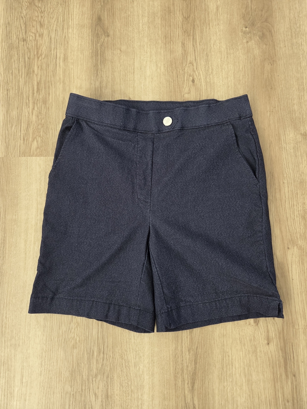 Rafaella Dark Navy Stretch Bermuda Shorts